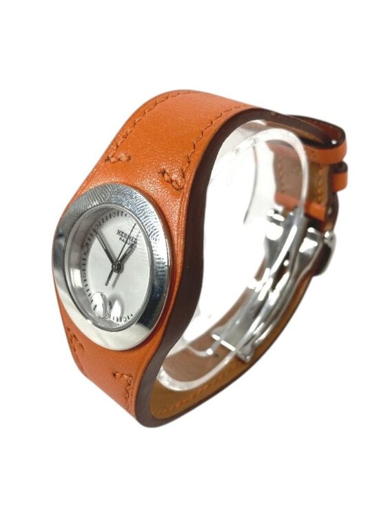 Hermes Watch Ahne Leather Orange main image 7